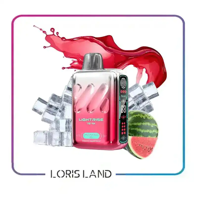 پاد یکبار مصرف هندونه یخ لایت رایز 18 هزار پاف